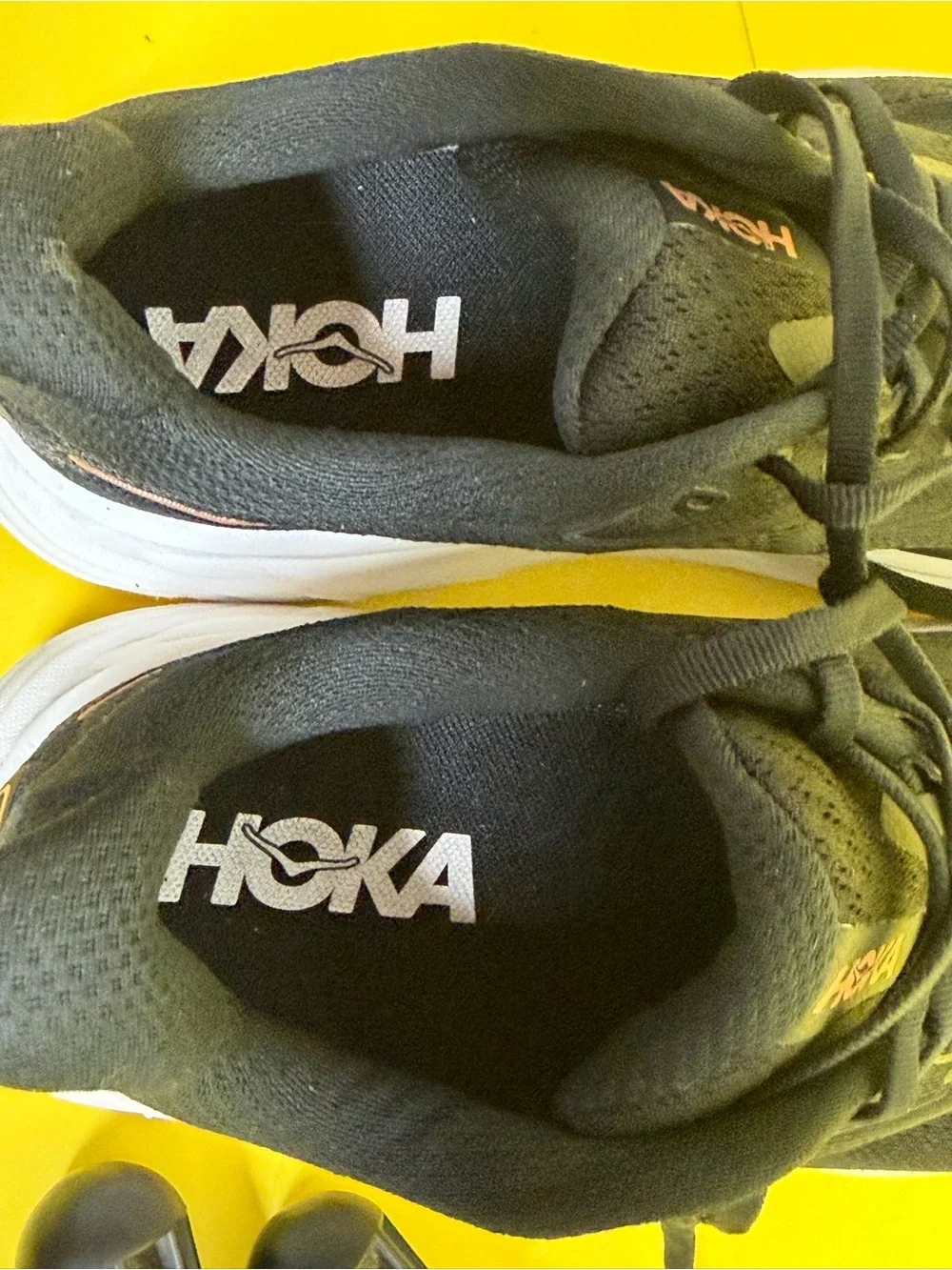 Hoka Clifton 10 Womens Running Shoes Black Rose Gold 1162031 BRGL SIZE 8B